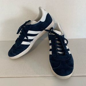adidas Navy and White Women's Sneakers
